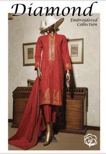 HZ DIAMOND CAMBRIC EMBROIDERED